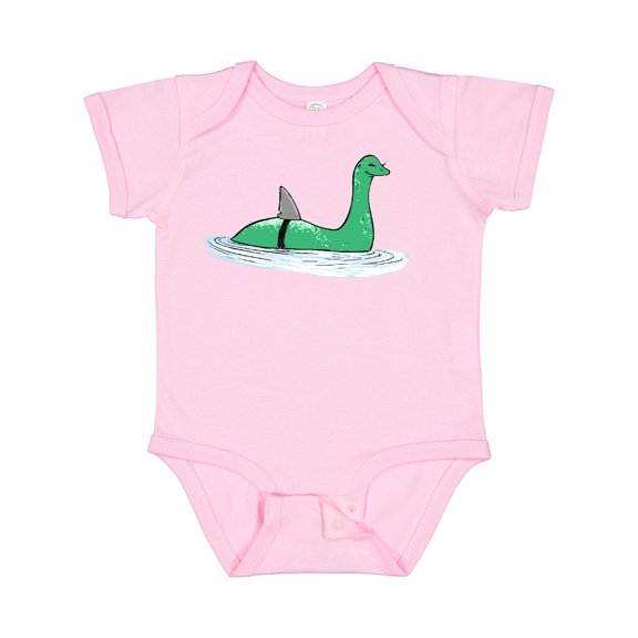 Inktastic Nessie Shark Boys or Girls Baby Bodysuit