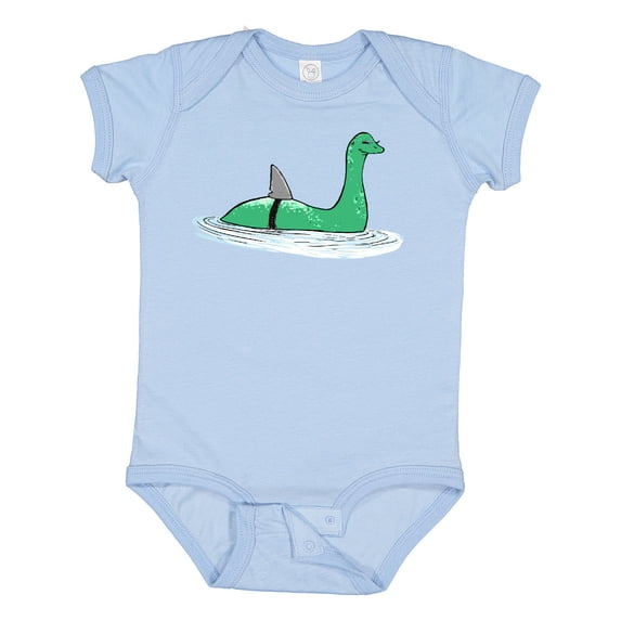 Inktastic Nessie Shark Boys or Girls Baby Bodysuit