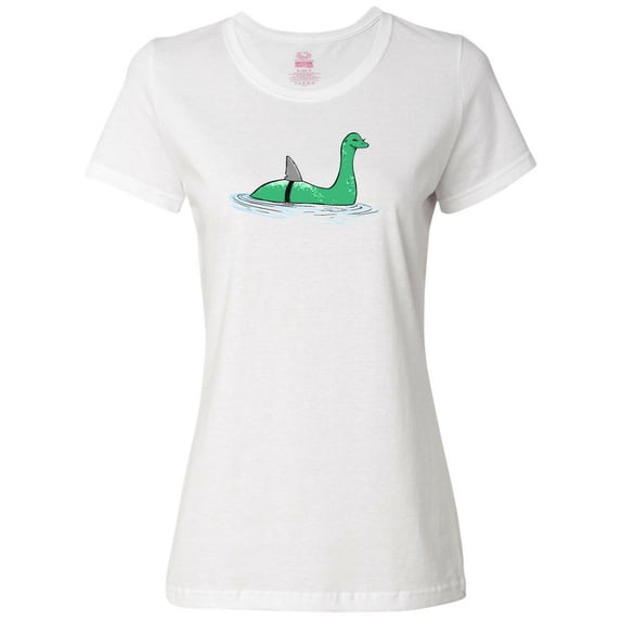 Inktastic Nessie Shark Women's T-Shirt