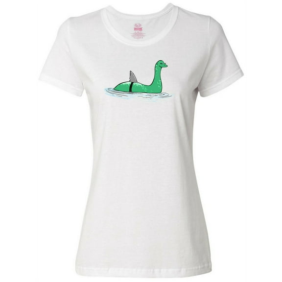 Inktastic Nessie Shark Women's T-Shirt