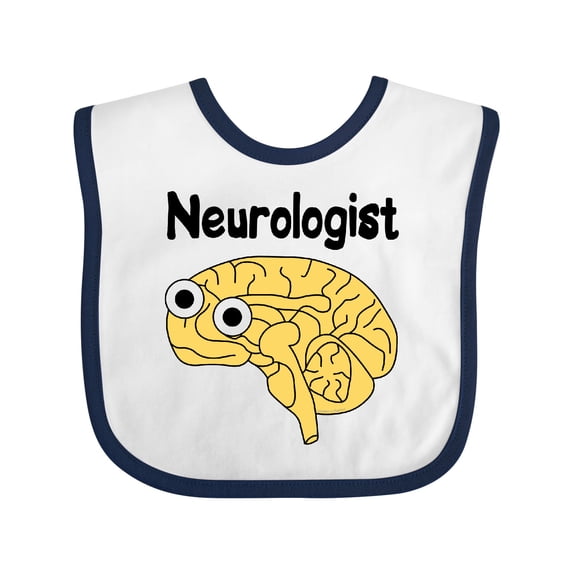 Inktastic Neurologist Brain Boys or Girls Baby Bib