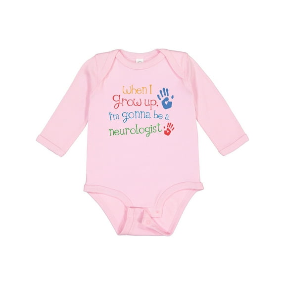 Inktastic Neurologist Future Boys or Girls Long Sleeve Baby Bodysuit