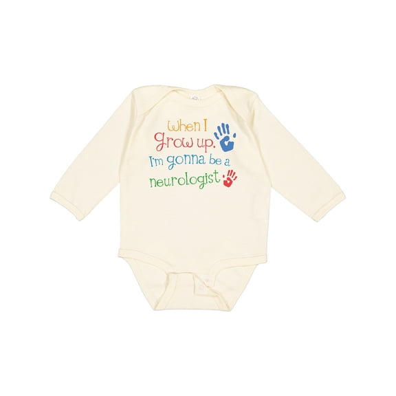 Inktastic Neurologist Future Boys or Girls Long Sleeve Baby Bodysuit