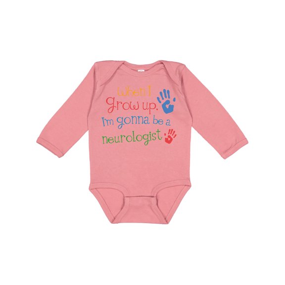 Inktastic Neurologist Future Boys or Girls Long Sleeve Baby Bodysuit