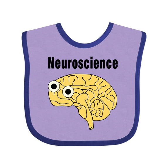 Inktastic Neuroscience Brain Boys or Girls Baby Bib
