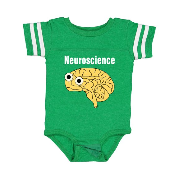 Inktastic Neuroscience Brain White Text Boys or Girls Baby Bodysuit