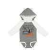 thumbnail image 1 of Inktastic Never Giving Up Limb Loss Awareness Orange Ribbon Boys or Girls Long Sleeve Baby Bodysuit, 1 of 5