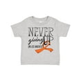 thumbnail image 1 of Inktastic Never Giving Up Limb Loss Awareness Orange Ribbon Boys or Girls Toddler T-Shirt, 1 of 5