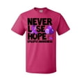 thumbnail image 1 of Inktastic Never Lose Hope Epilepsy Awareness with Balloons and Purple Ribbon T-Shirt, 1 of 5
