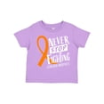 thumbnail image 1 of Inktastic Never Stop Fighting Leukemia Awareness Orange Ribbon Boys or Girls Toddler T-Shirt, 1 of 5