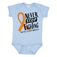 thumbnail image 1 of Inktastic Never Stop Fighting Multiple Sclerosis Awareness Boys or Girls Baby Bodysuit, 1 of 5