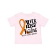 thumbnail image 1 of Inktastic Never Stop Fighting Multiple Sclerosis Awareness Boys or Girls Toddler T-Shirt, 1 of 5