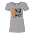 thumbnail image 1 of Inktastic Never Stop Fighting Multiple Sclerosis Awareness Women's T-Shirt, 1 of 5
