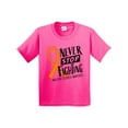 thumbnail image 1 of Inktastic Never Stop Fighting Multiple Sclerosis Awareness Youth T-Shirt, 1 of 5