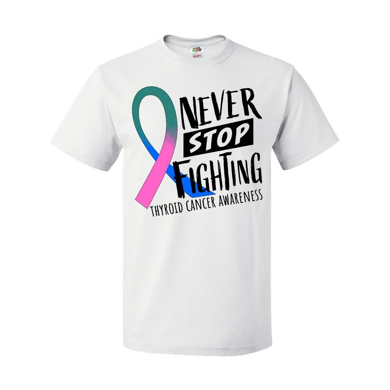 Thyroid Cancer Awareness Ribbon T Shirts Thyroid Cancer Awareness Ribbon T Shirts