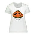 thumbnail image 1 of Inktastic Never Too Old for Halloween Pumpkin Women's Plus Size T-Shirt, 1 of 5