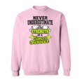 thumbnail image 1 of Inktastic Never Underestimate the Strength of a Cancer Survivor Non Hodgkins Lymphoma Adult Sweatshirt, 1 of 4