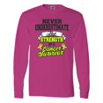 thumbnail image 1 of Inktastic Never Underestimate the Strength of a Cancer Survivor Non Hodgkins Lymphoma Long Sleeve T-Shirt, 1 of 5