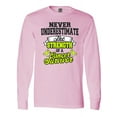 thumbnail image 1 of Inktastic Never Underestimate the Strength of a Cancer Survivor Non Hodgkins Lymphoma Long Sleeve T-Shirt, 1 of 5