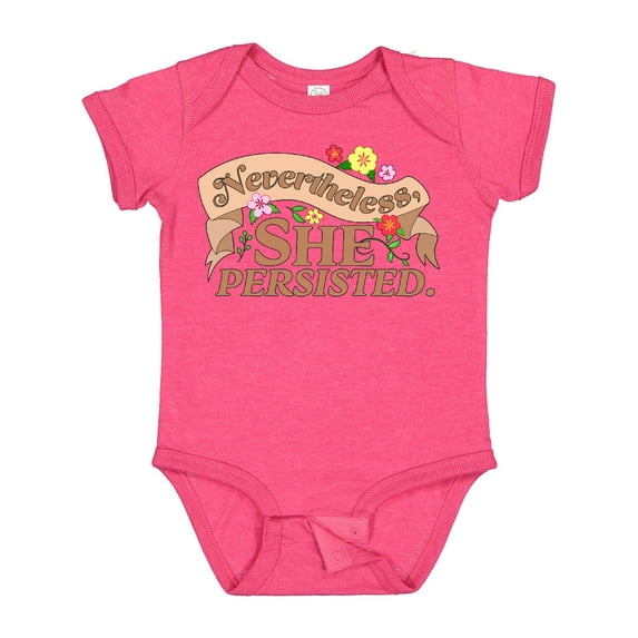 Inktastic Nevertheless, She Persisted Boys or Girls Baby Bodysuit