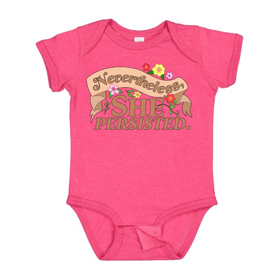 Inktastic Nevertheless, She Persisted Boys or Girls Baby Bodysuit