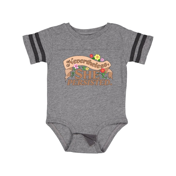 Inktastic Nevertheless, She Persisted Boys or Girls Baby Bodysuit