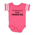 thumbnail image 1 of Inktastic Nevertheless, She Persisted Boys or Girls Baby Bodysuit, 1 of 5
