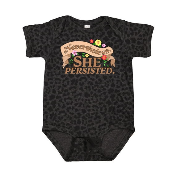 Inktastic Nevertheless, She Persisted Boys or Girls Baby Bodysuit