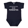 thumbnail image 1 of Inktastic Nevertheless, She Persisted Boys or Girls Baby Bodysuit, 1 of 5