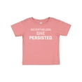 thumbnail image 1 of Inktastic Nevertheless, She Persisted Boys or Girls Baby T-Shirt, 1 of 5