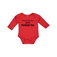 thumbnail image 1 of Inktastic Nevertheless, She Persisted Boys or Girls Long Sleeve Baby Bodysuit, 1 of 5