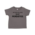 thumbnail image 1 of Inktastic Nevertheless, She Persisted Boys or Girls Toddler T-Shirt, 1 of 5