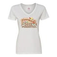thumbnail image 1 of Inktastic Nevertheless, She Persisted Women's V-Neck T-Shirt, 1 of 5