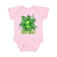 thumbnail image 1 of Inktastic New Bean Cute Sleeping Bean in Leaves and Vines Boys or Girls Baby Bodysuit, 1 of 5