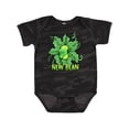 thumbnail image 1 of Inktastic New Bean Cute Sleeping Bean in Leaves and Vines Boys or Girls Baby Bodysuit, 1 of 5