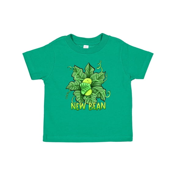 Inktastic New Bean Cute Sleeping Bean in Leaves and Vines Boys or Girls Baby T-Shirt