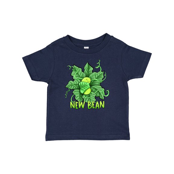 Inktastic New Bean Cute Sleeping Bean in Leaves and Vines Boys or Girls Baby T-Shirt
