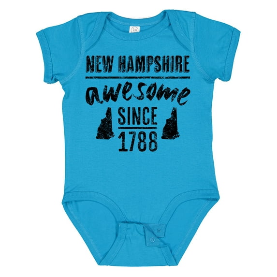 Inktastic New Hampshire Awesome Since 1788 Boys or Girls Baby Bodysuit