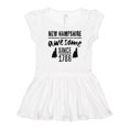 thumbnail image 1 of Inktastic New Hampshire Awesome Since 1788 Girls Toddler Dress, 1 of 5
