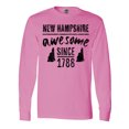 thumbnail image 1 of Inktastic New Hampshire Awesome Since 1788 Long Sleeve T-Shirt, 1 of 5
