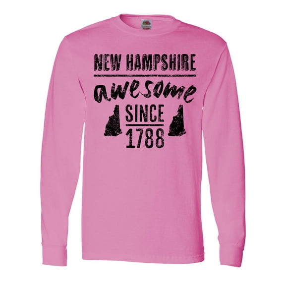 Inktastic New Hampshire Awesome Since 1788 Long Sleeve T-Shirt