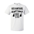 thumbnail image 1 of Inktastic New Hampshire Awesome Since 1788 T-Shirt, 1 of 5