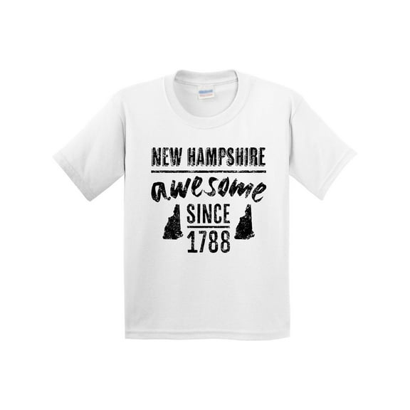 Inktastic New Hampshire Awesome Since 1788 Youth T-Shirt