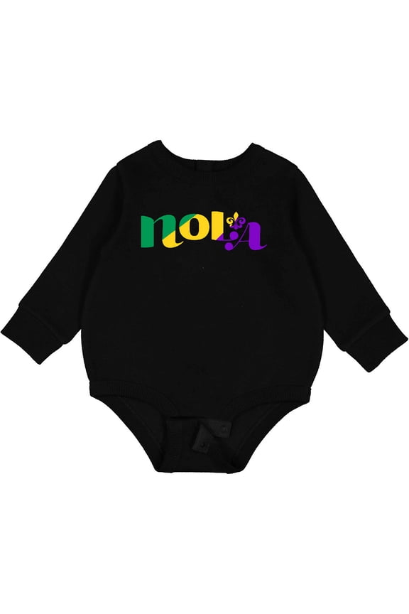 New Orleans, Louisiana Baby Fleece Bodysuit