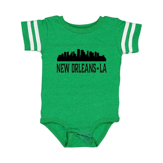 Inktastic New Orleans Louisiana Skyline Boys or Girls Baby Bodysuit