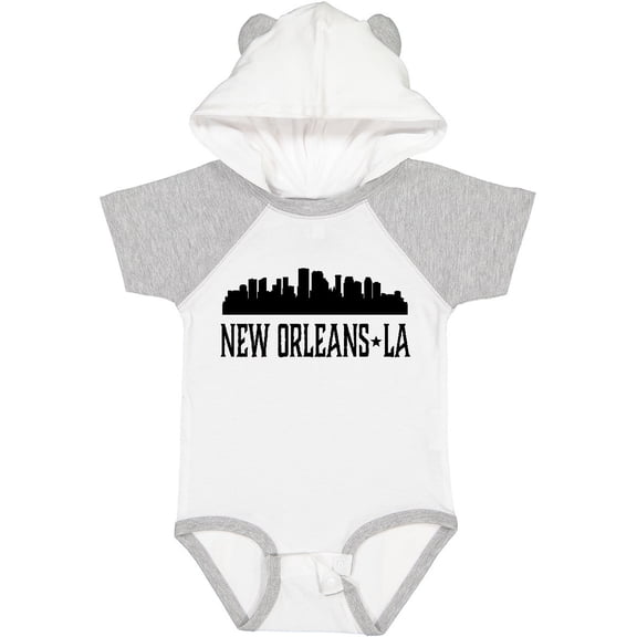 Inktastic New Orleans Louisiana Skyline Boys or Girls Baby Bodysuit