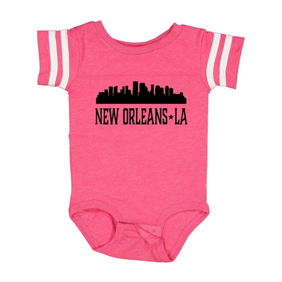 Inktastic New Orleans Louisiana Skyline Boys or Girls Baby Bodysuit