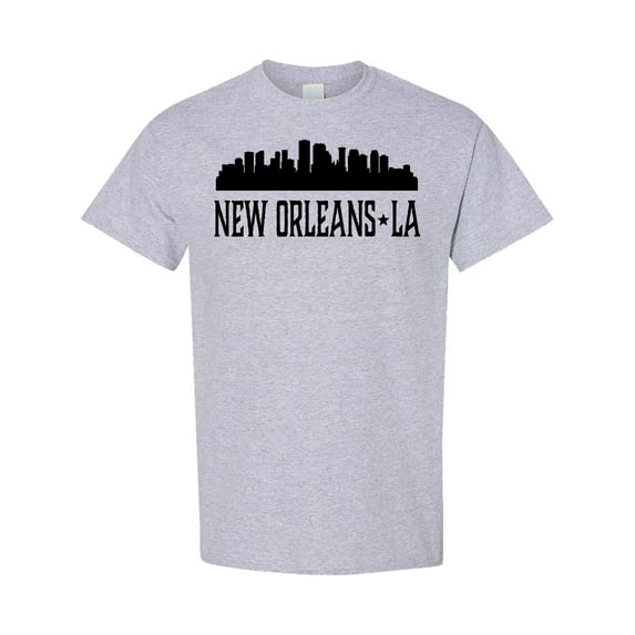 Inktastic New Orleans Louisiana Skyline T-Shirt