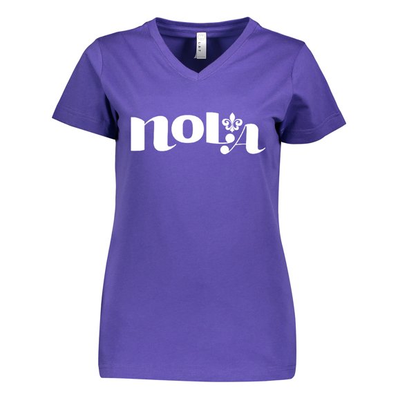 Inktastic New Orleans, Louisiana Women's V-Neck T-Shirt