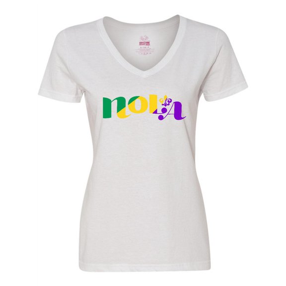 Inktastic New Orleans, Louisiana Women's V-Neck T-Shirt